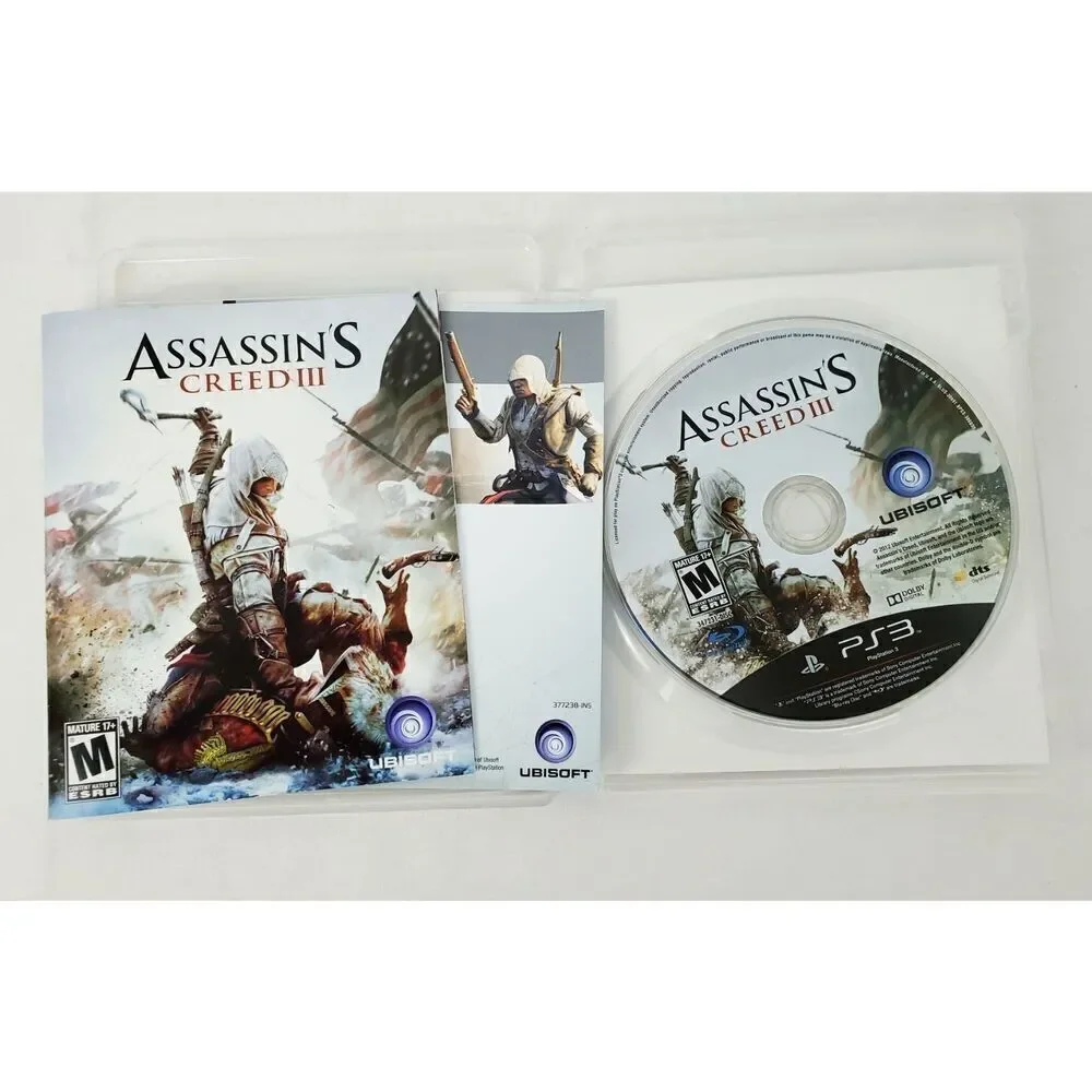 PS3 Assassin's Creed 3 Video Game